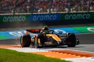 Lando Norris during the 2025 F1 Dutch GP qualifying session (Getty Images)